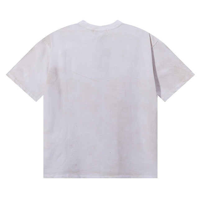 Majestik “Fearless” Vintage Sun & Clouds Rhinestone Tee Main Image