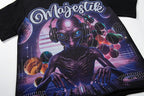 Majestik “Alien DJ Cosmic” Rhinestone Graphic Tee