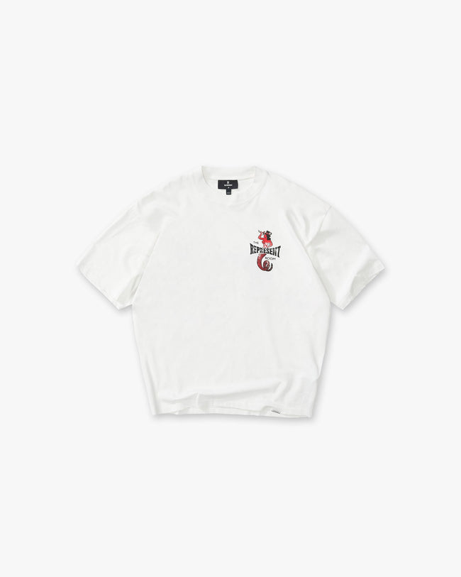 Represent x The Viper Room Dice T-Shirt - Flat White Hover Image