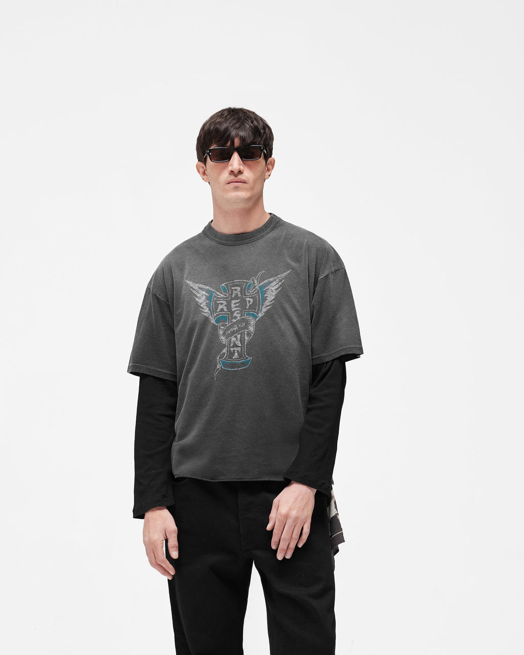 Westside T-Shirt - Stained Black