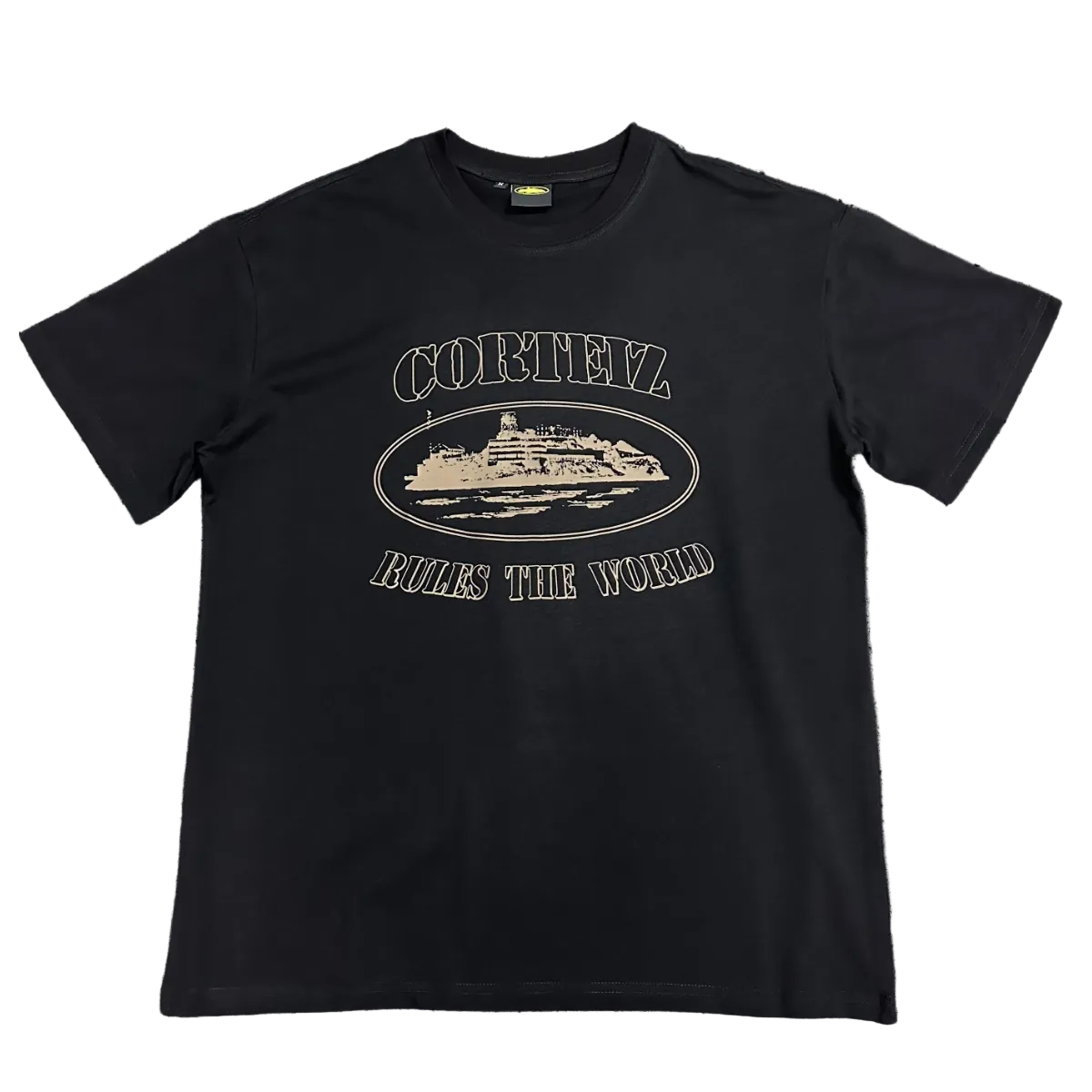 CORTEIZ Devil's Island Short sleeved Cotton Round Neck Printed American Street Loose T-shirt 2024 Spring New INS Trendy Brand (13)