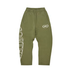 Corteiz Devil's Island Y2K zip knit hoodie set featuring European and American celebrities, hip-hop men's high street casual thick cotton pants trend (3)
