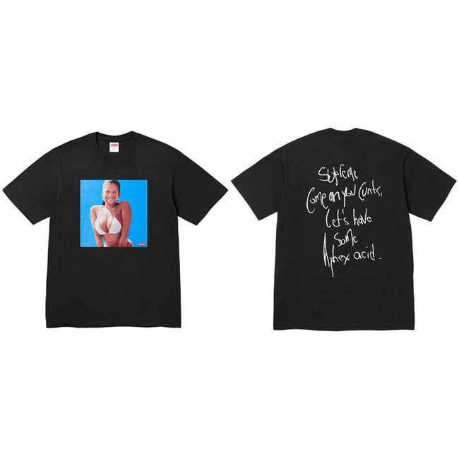 Cross border supply, foreign trade wholesale, trendy brand Supreme, short sleeved American BOX, classic 240g top, T-shirt with half sleeves, 10 (24) Hover Image
