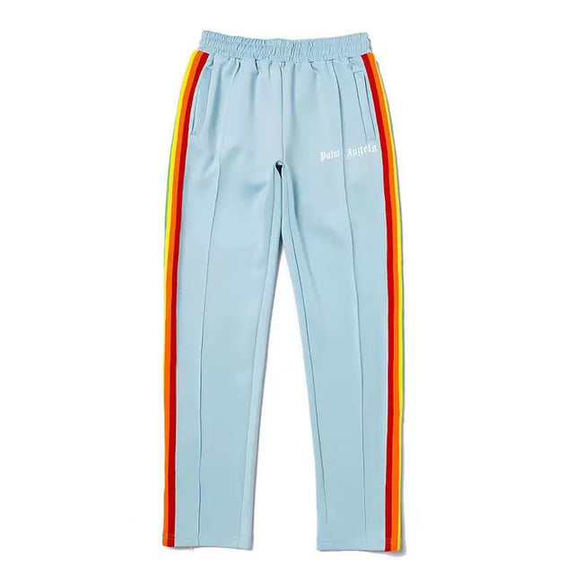 Palm Angels Rainbow Track Pants - Light Blue Hover Image