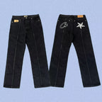 Corteiz Heavyweight Denim Pants Black