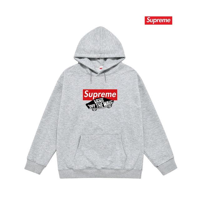 Cross border high version trendy brand Supreme letter printed hooded sweatshirt jacket, classic BOX looped hoodie for men and women (6) Hover Image