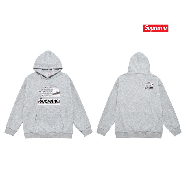 Cross border high version trendy brand Supreme letter printed hooded sweatshirt jacket, classic BOX looped hoodie for men and women (18) Hover Image