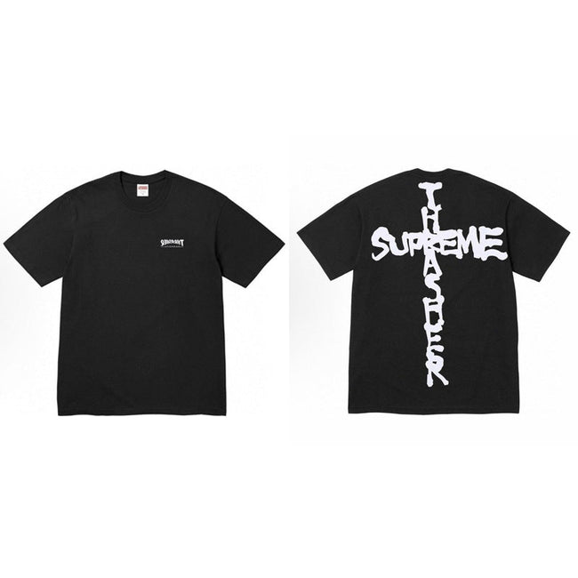 Cross border supply, foreign trade wholesale, trendy brand Supreme, short sleeved American BOX, classic 240g top, T-shirt with half sleeves, 10 (10) Hover Image