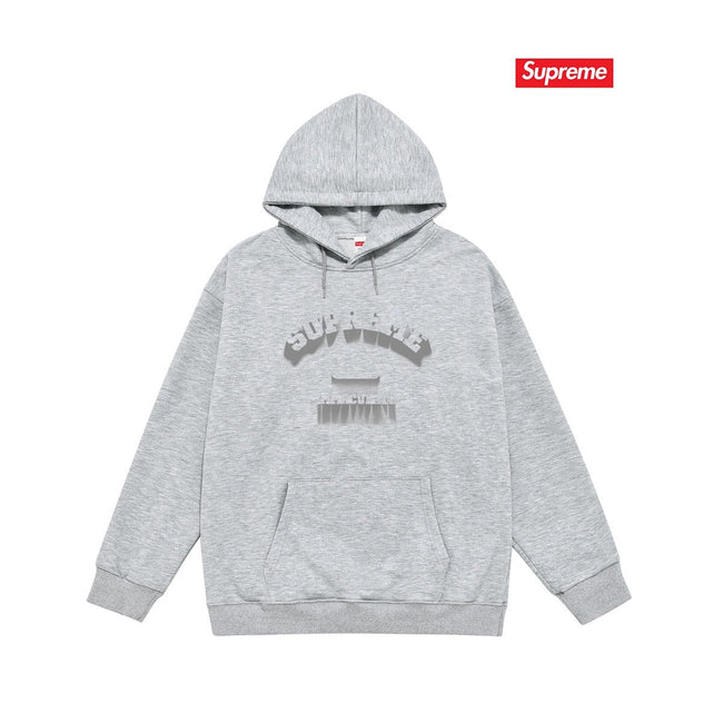 Cross border high version trendy brand Supreme letter printed hooded sweatshirt jacket, classic BOX looped hoodie for men and women (45) Hover Image