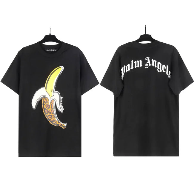 Palm Angels Banana Graphic T-Shirt - Black Hover Image