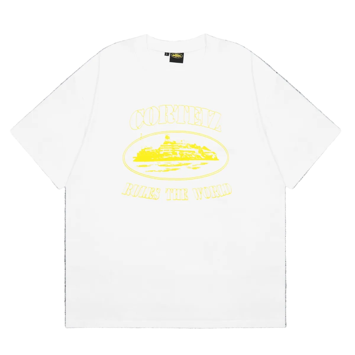 CORTEIZ Devil's Island Short sleeved Cotton Round Neck Printed American Street Loose T-shirt 2024 Spring New INS Trendy Brand (2)