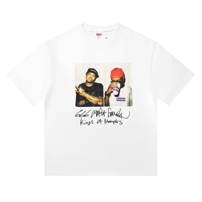 Cross border supply, foreign trade wholesale, trendy brand Supreme, short sleeved American BOX, classic 240g top, T-shirt with half sleeves, 10 (21) Hover Image