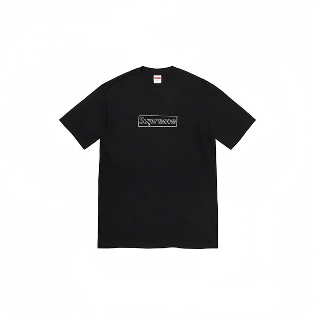 Heavy Cross border Trendy Supreme Letter Printed T-shirt BOX Round Neck Short Sleeve Men's and Women's Loose Casual T-shirt Men's and Women's (19) Hover Image