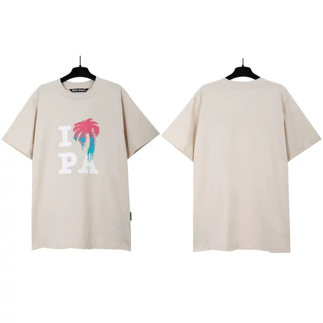 Palm Angels I Love PA Graphic T-Shirt - Beige Hover Image