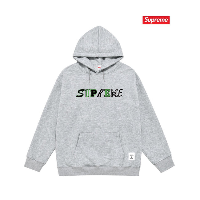 Cross border high version trendy brand Supreme letter printed hooded sweatshirt jacket, classic BOX looped hoodie for men and women (51) Hover Image