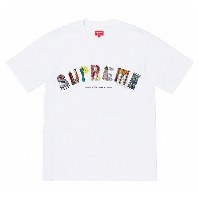 Cross border supply, foreign trade wholesale, trendy brand Supreme, short sleeved American BOX, classic 240g top, T-shirt with half sleeves, 10 (1) Hover Image