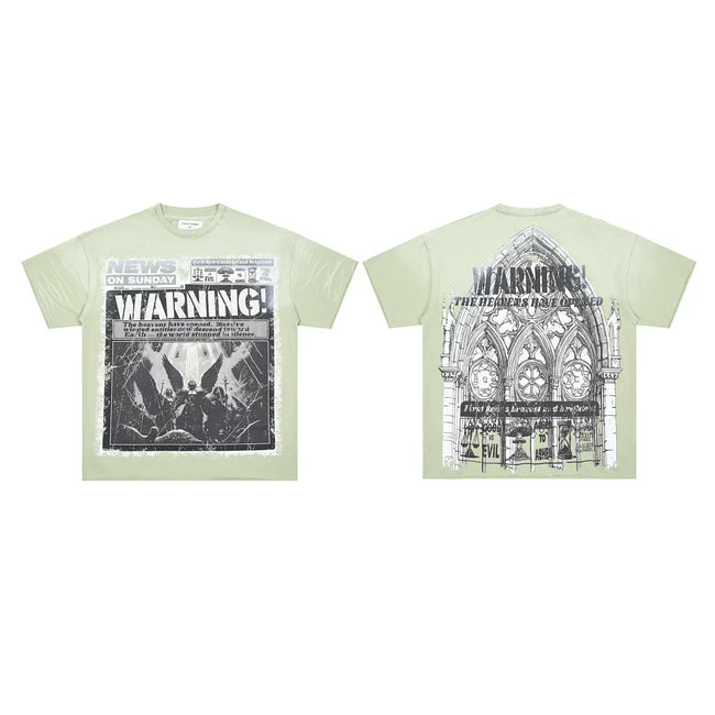 First Row “Warning! The Seals Have Opened” Graphic Vintage Tee Hover Image