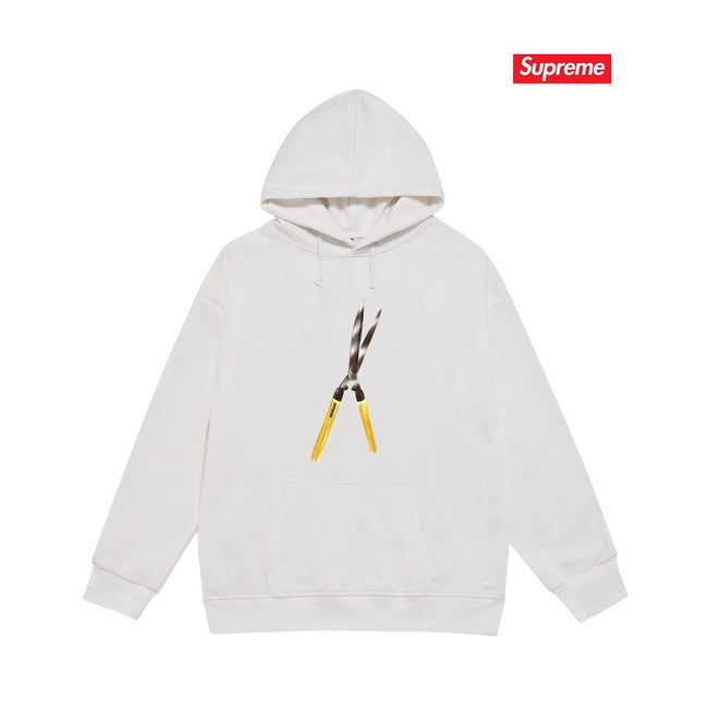 Cross border high version trendy brand Supreme letter printed hooded sweatshirt jacket, classic BOX looped hoodie for men and women (26) Hover Image