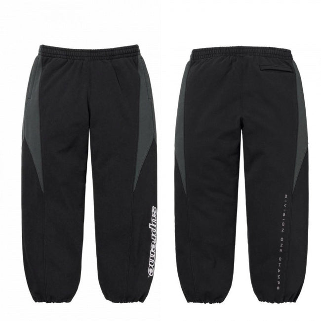SUPREME Trendy SWEATPANTS Street Street Trendy Men's Loose Velvet Waist Pants Leg Tight Sports Pants Casual (1) Hover Image