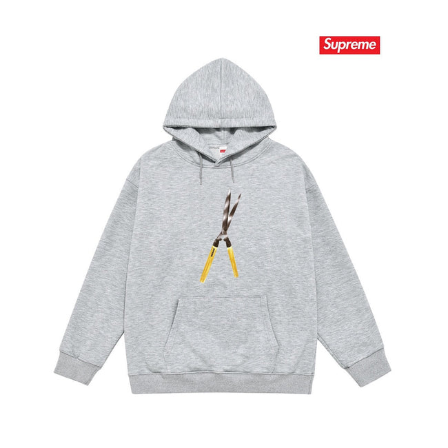 Cross border high version trendy brand Supreme letter printed hooded sweatshirt jacket, classic BOX looped hoodie for men and women (27) Hover Image