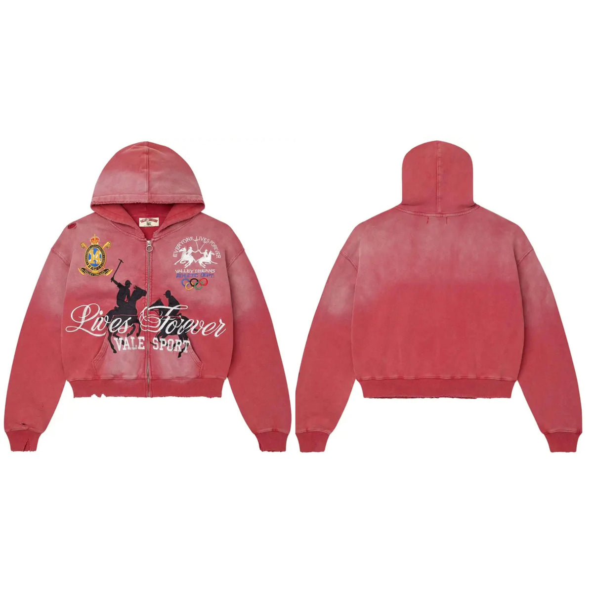 Vale Forever Classico Zip up Hoodie \ (9)