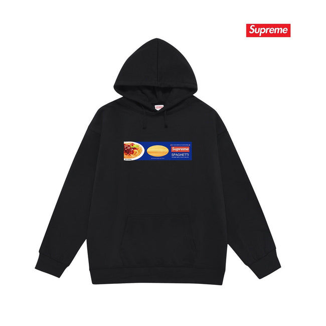 Cross border high version trendy brand Supreme letter printed hooded sweatshirt jacket, classic BOX looped hoodie for men and women (28) Hover Image