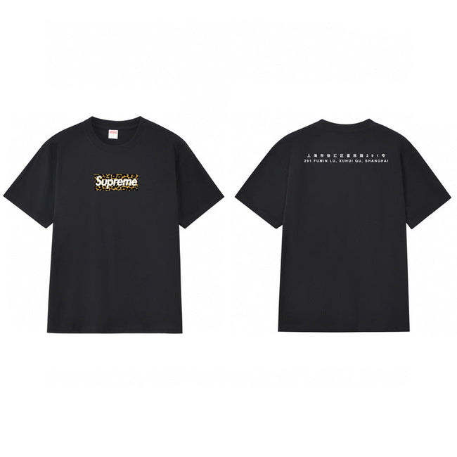 Cross border supply, foreign trade wholesale, trendy brand Supreme, short sleeved American BOX, classic 240g top, T-shirt with half sleeves, 10 (36) Hover Image