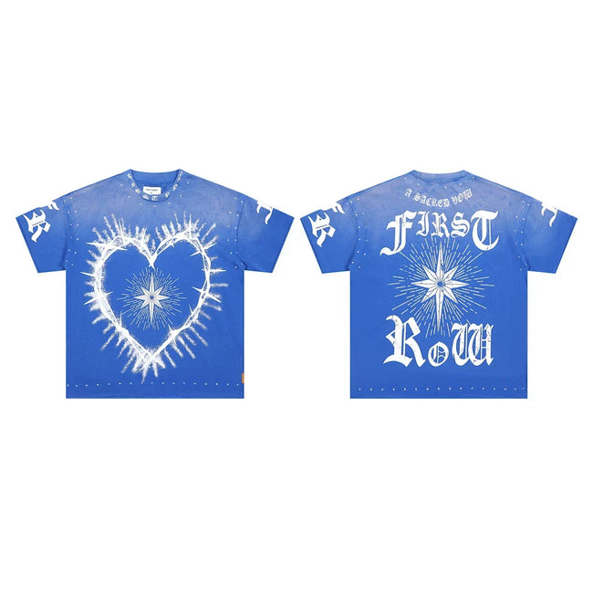 First Row “A Second Now” Heart & Compass Vintage Tee Hover Image