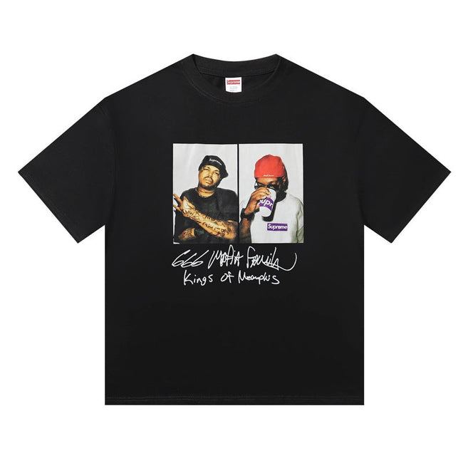 Cross border supply, foreign trade wholesale, trendy brand Supreme, short sleeved American BOX, classic 240g top, T-shirt with half sleeves, 10 (22) Hover Image