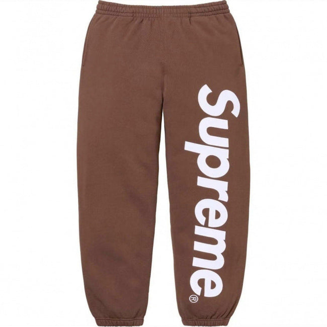 SUPREME Trendy SWEATPANTS Street Street Trendy Men's Loose Velvet Waist Pants Leg Tight Sports Pants Casual (6) Hover Image