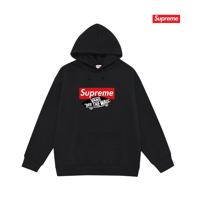 Cross border high version trendy brand Supreme letter printed hooded sweatshirt jacket, classic BOX looped hoodie for men and women (4) Hover Image