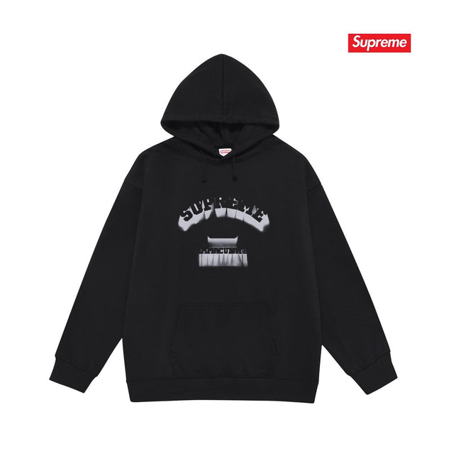 Cross border high version trendy brand Supreme letter printed hooded sweatshirt jacket, classic BOX looped hoodie for men and women (43) Hover Image