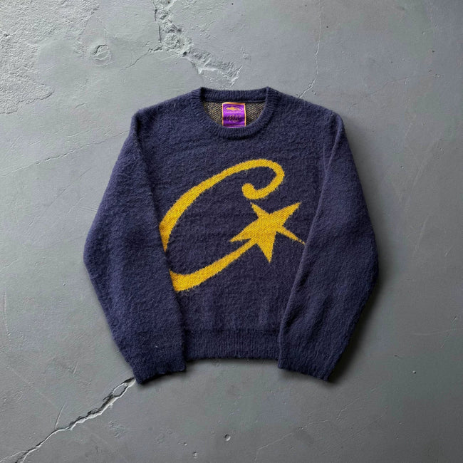 Corteiz Vibe European American cross-border personalized street Y2K loose pullover sweater round neck knit sweater ins (2) Hover Image
