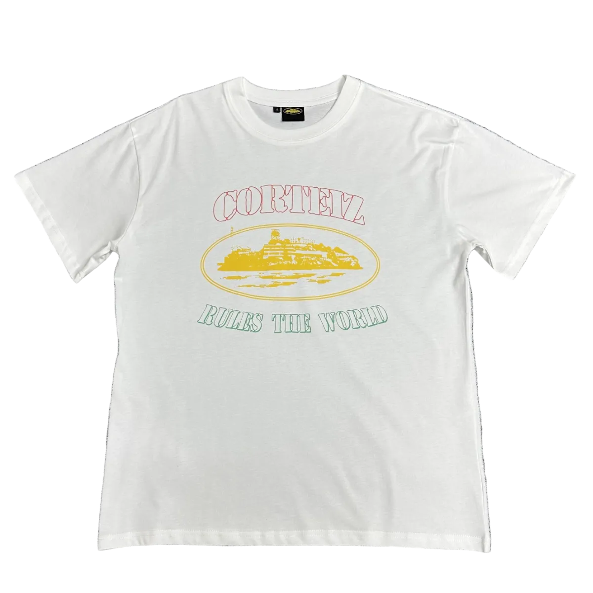 CORTEIZ Devil's Island Short sleeved Cotton Round Neck Printed American Street Loose T-shirt 2024 Spring New INS Trendy Brand (8)