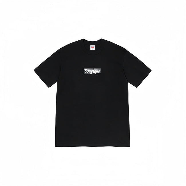 Heavy Cross border Trendy Supreme Letter Printed T-shirt BOX Round Neck Short Sleeve Men's and Women's Loose Casual T-shirt Men's and Women's (12) Hover Image