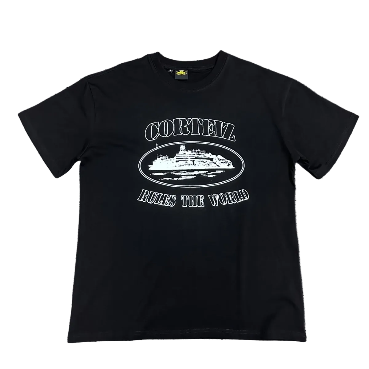 CORTEIZ Devil's Island Short sleeved Cotton Round Neck Printed American Street Loose T-shirt 2024 Spring New INS Trendy Brand (9)