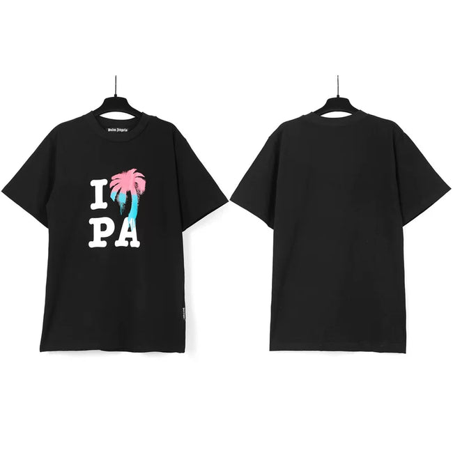 Palm Angels I Love PA Graphic T-Shirt - Black Hover Image