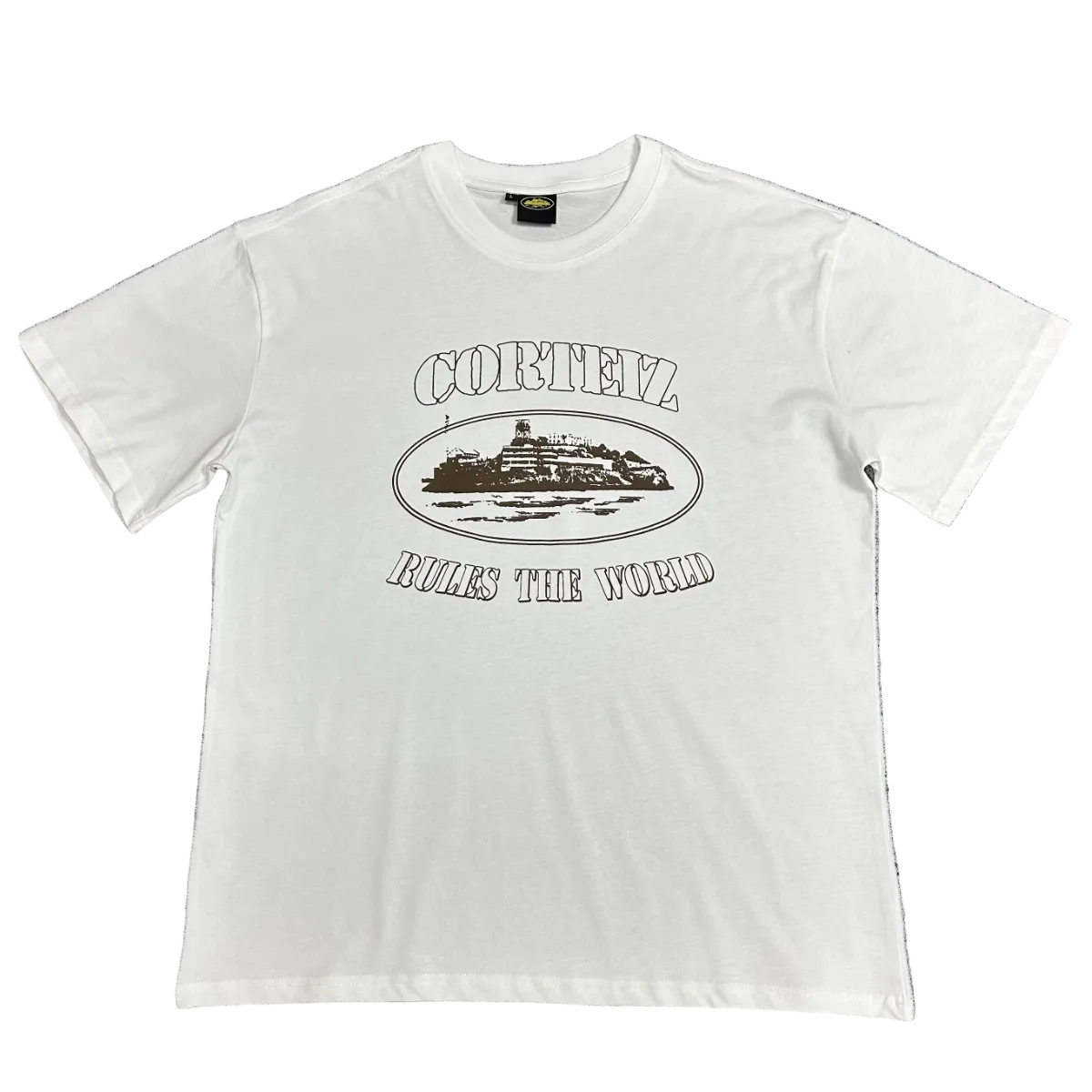 CORTEIZ Devil's Island Short sleeved Cotton Round Neck Printed American Street Loose T-shirt 2024 Spring New INS Trendy Brand (3)