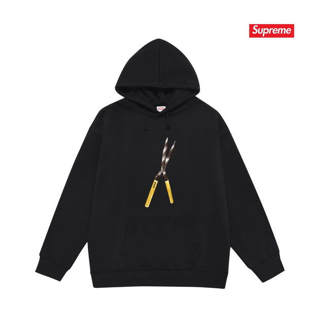 Cross border high version trendy brand Supreme letter printed hooded sweatshirt jacket, classic BOX looped hoodie for men and women (25) Hover Image