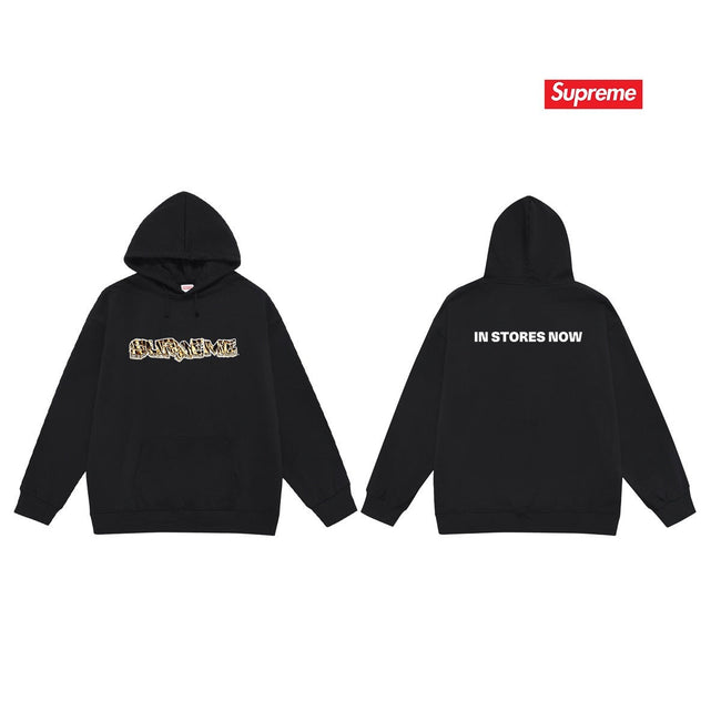 Cross border high version trendy brand Supreme letter printed hooded sweatshirt jacket, classic BOX looped hoodie for men and women (1) Hover Image