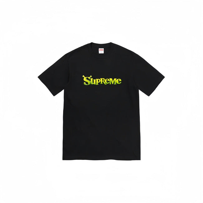 Heavy Cross border Trendy Supreme Letter Printed T-shirt BOX Round Neck Short Sleeve Men's and Women's Loose Casual T-shirt Men's and Women's (24) Hover Image