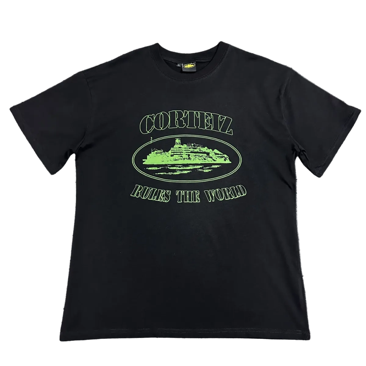 CORTEIZ Devil's Island Short sleeved Cotton Round Neck Printed American Street Loose T-shirt 2024 Spring New INS Trendy Brand (11)