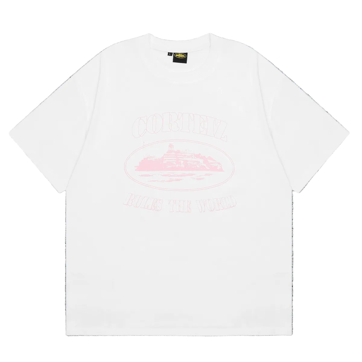 CORTEIZ Devil's Island Short sleeved Cotton Round Neck Printed American Street Loose T-shirt 2024 Spring New INS Trendy Brand (7)