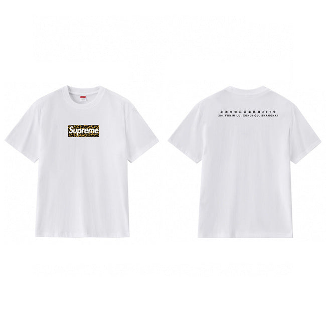 Cross border supply, foreign trade wholesale, trendy brand Supreme, short sleeved American BOX, classic 240g top, T-shirt with half sleeves, 10 (35) Hover Image