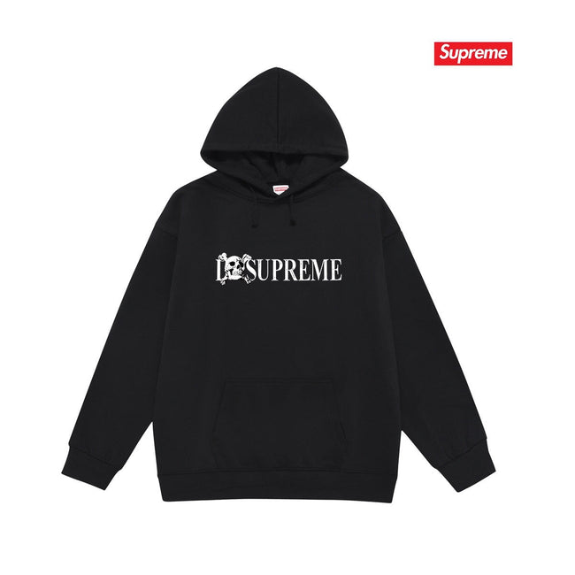 Cross border high version trendy brand Supreme letter printed hooded sweatshirt jacket, classic BOX looped hoodie for men and women (34) Hover Image