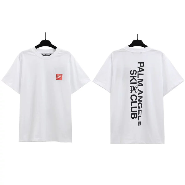 Palm Angels Ski Club Graphic T-Shirt - White/Red Hover Image