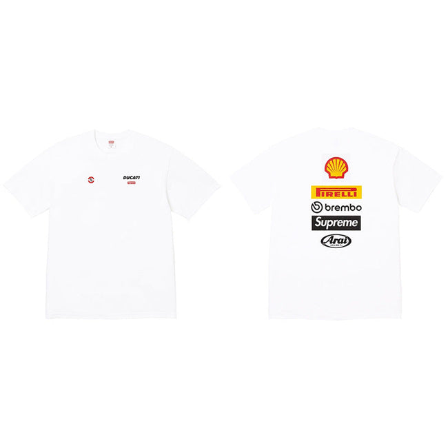 Heavy Cross border Trendy Supreme Letter Printed T-shirt BOX Round Neck Short Sleeve Men's and Women's Loose Casual T-shirt Men's and Women's (28) Hover Image