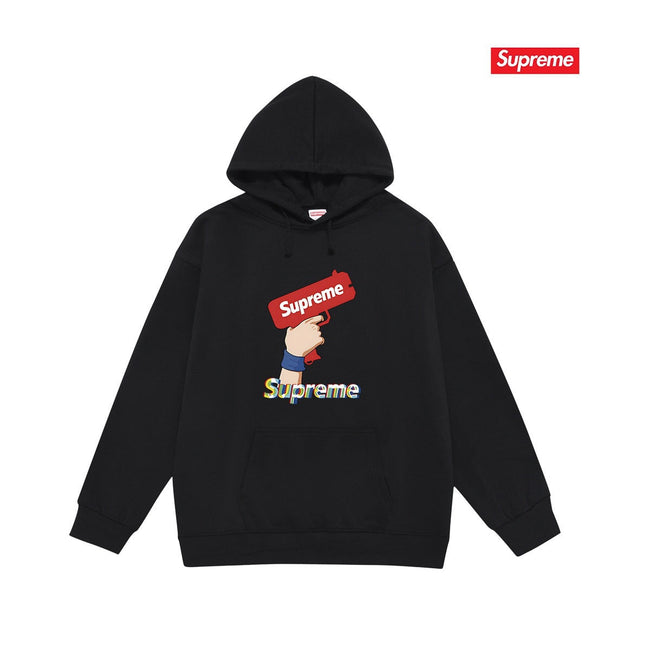 Cross border high version trendy brand Supreme letter printed hooded sweatshirt jacket, classic BOX looped hoodie for men and women (55) Hover Image