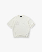 Hand Drawn Horses T-Shirt - Flat White