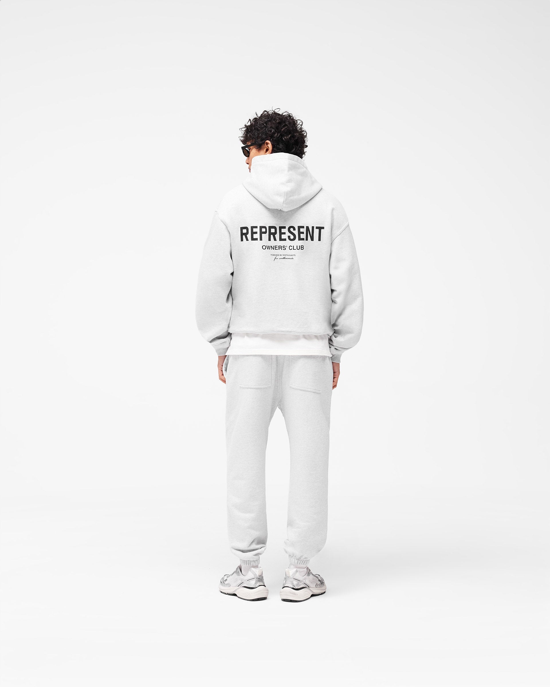 Represent Owners Club Zip Hoodie - Ash Grey